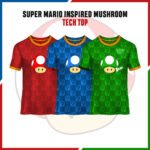 Exclusive Mario-Inspired Tech Top for Runners in Red, Blue, and Green