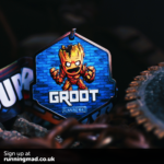 Epic Groot Superhero Challenge Series Medal for race competitors.
