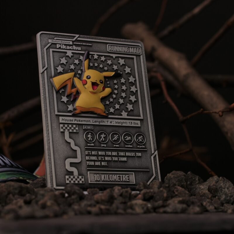 Pikachu Running Mad 10K Card