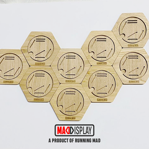 Modular Hexagonal Hanging Medal Holders