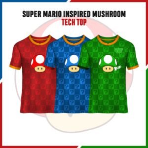 Exclusive Mario-Inspired Tech Top for Runners