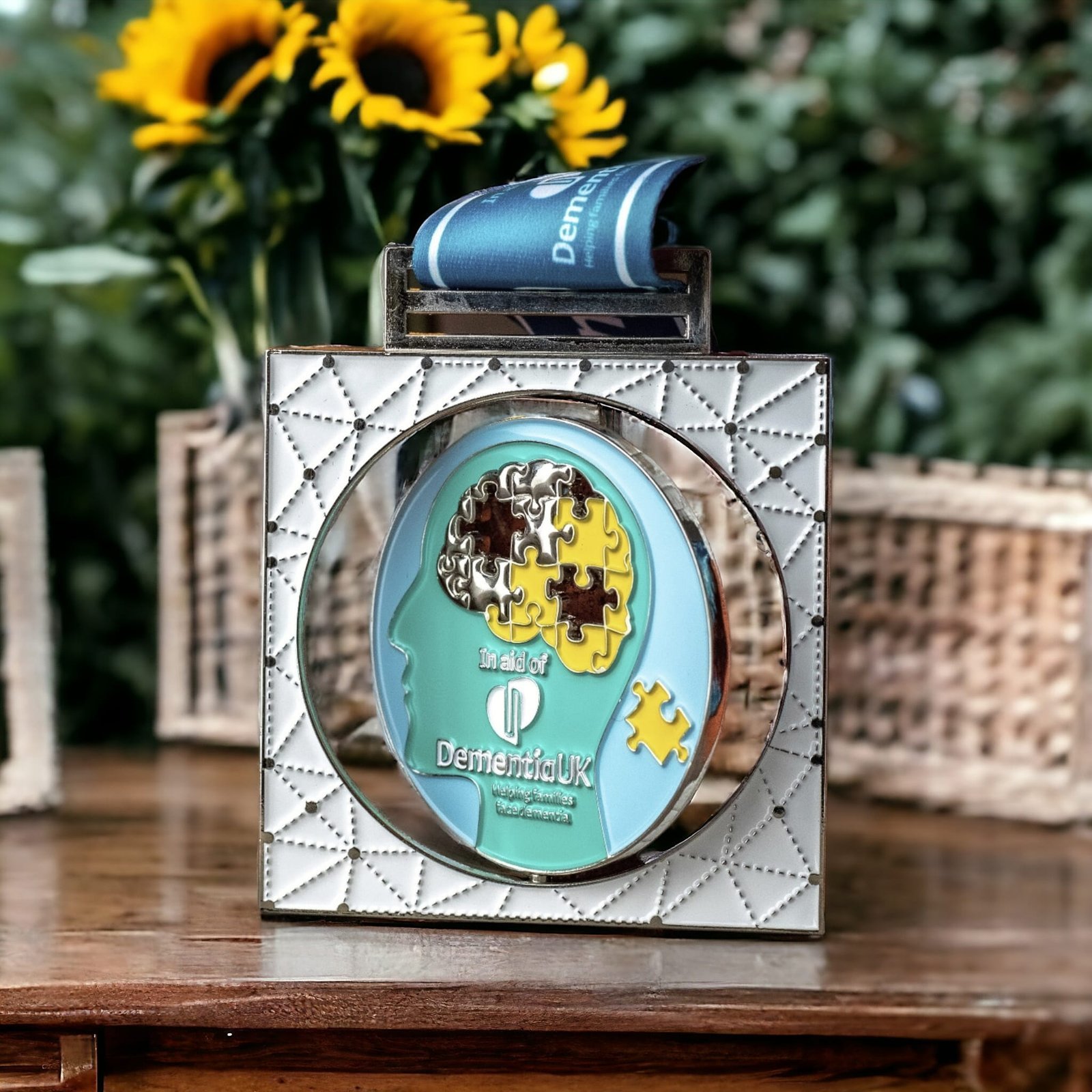 Run for Dementia UK virtual challenge medal – detail 2