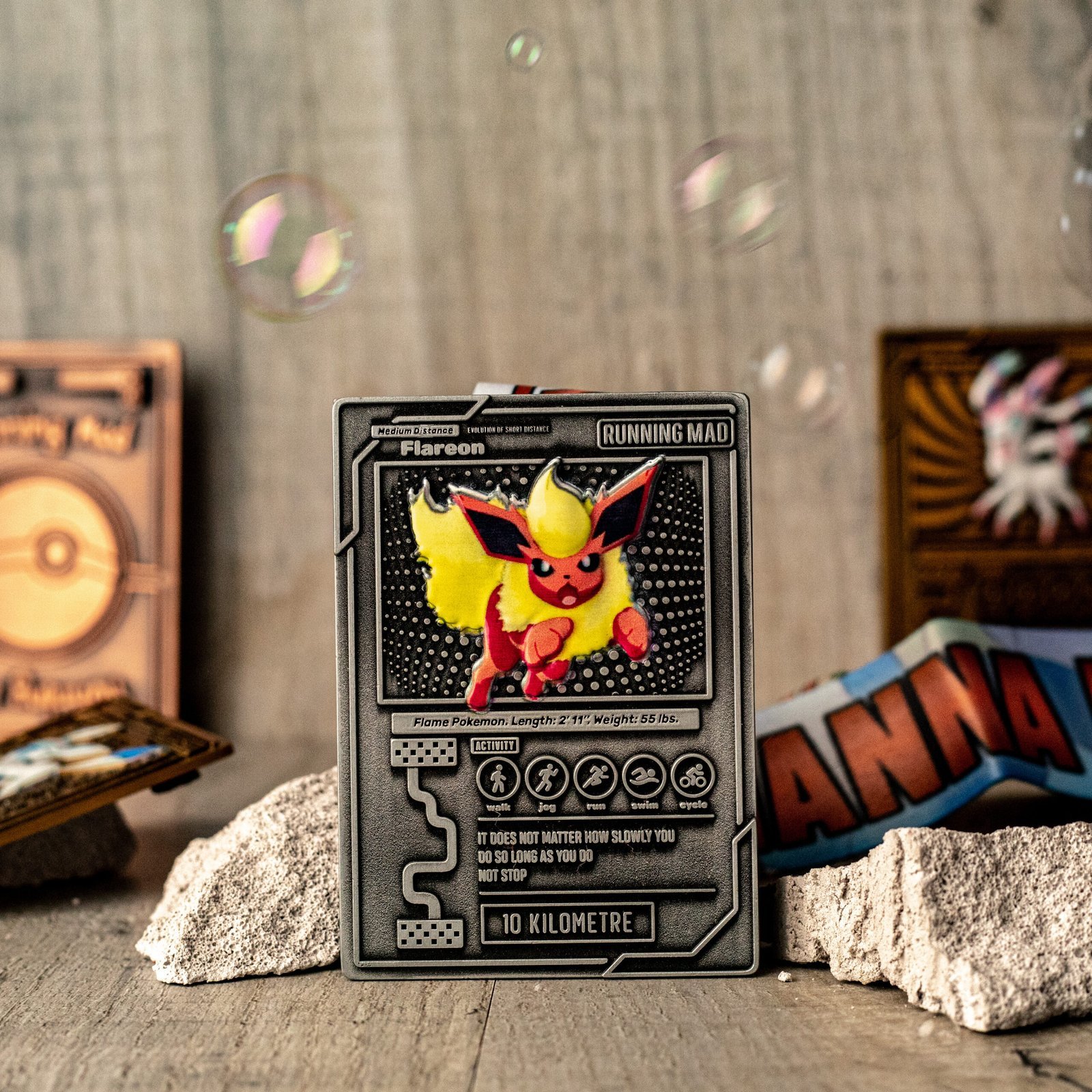 I Wanna Be The Very Best fitness challenge medal – design 2