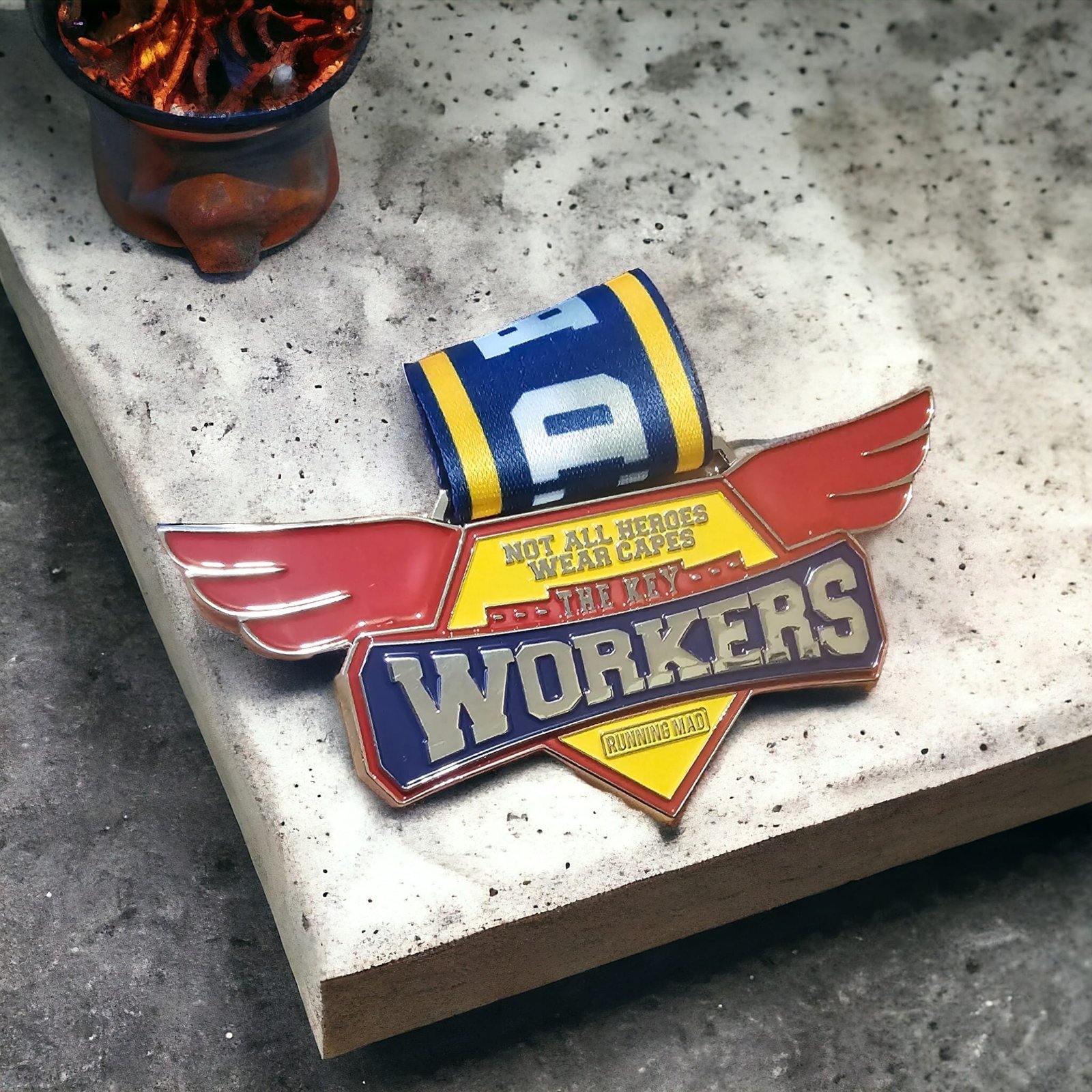 Thank You Key Workers tribute medal – detail 3