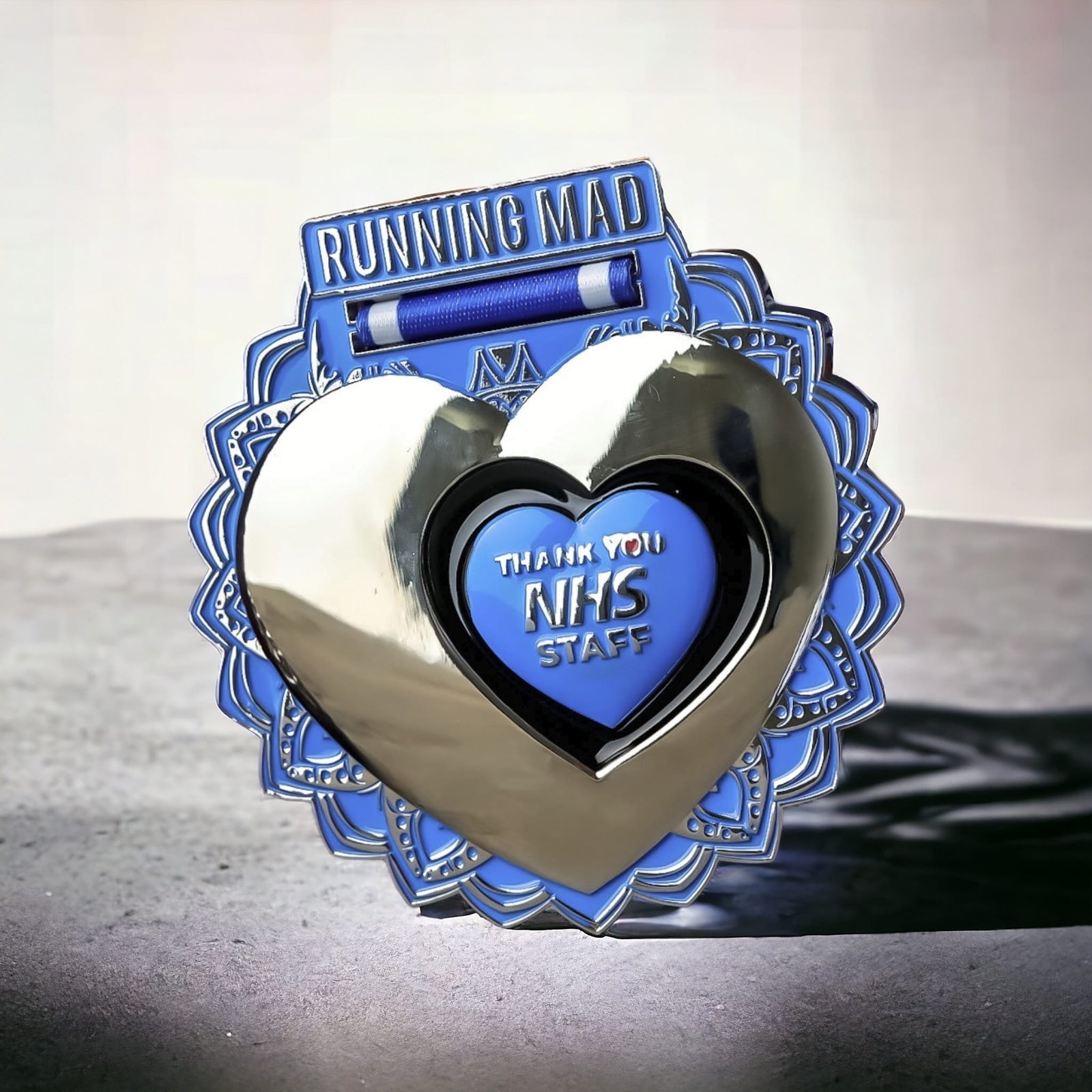 NHS Thank You challenge medal – detail 3
