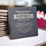 Customizable Rock Slate Coasters