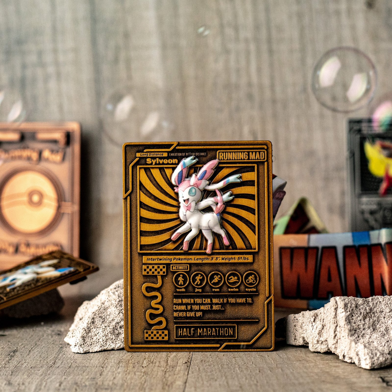 I Wanna Be The Very Best fitness challenge medal – design 5