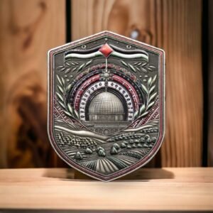 Palestinian commemorative cultural landmark collectible medal