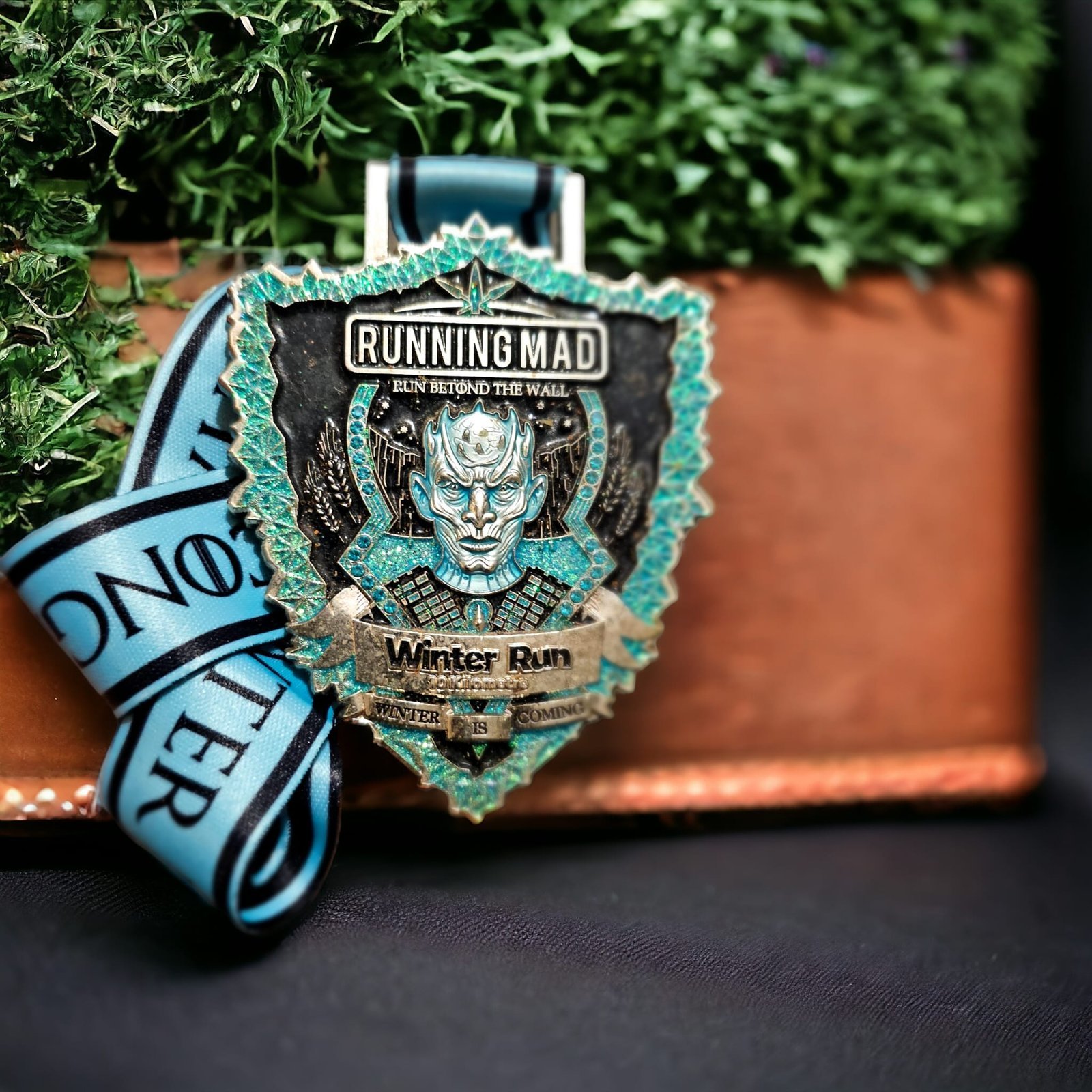 Winter Run Challenge Game of Thrones inspired medal – detail 4