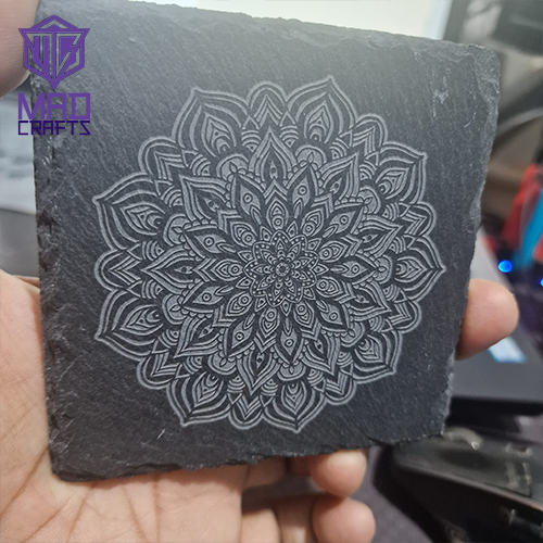 Customizable Rock Slate Coasters - Image 4