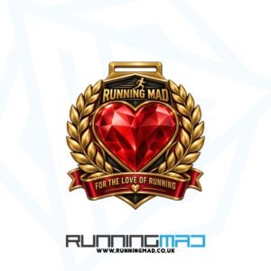For the Love of Running 10k Challenge – Heart Medal & Key Digital