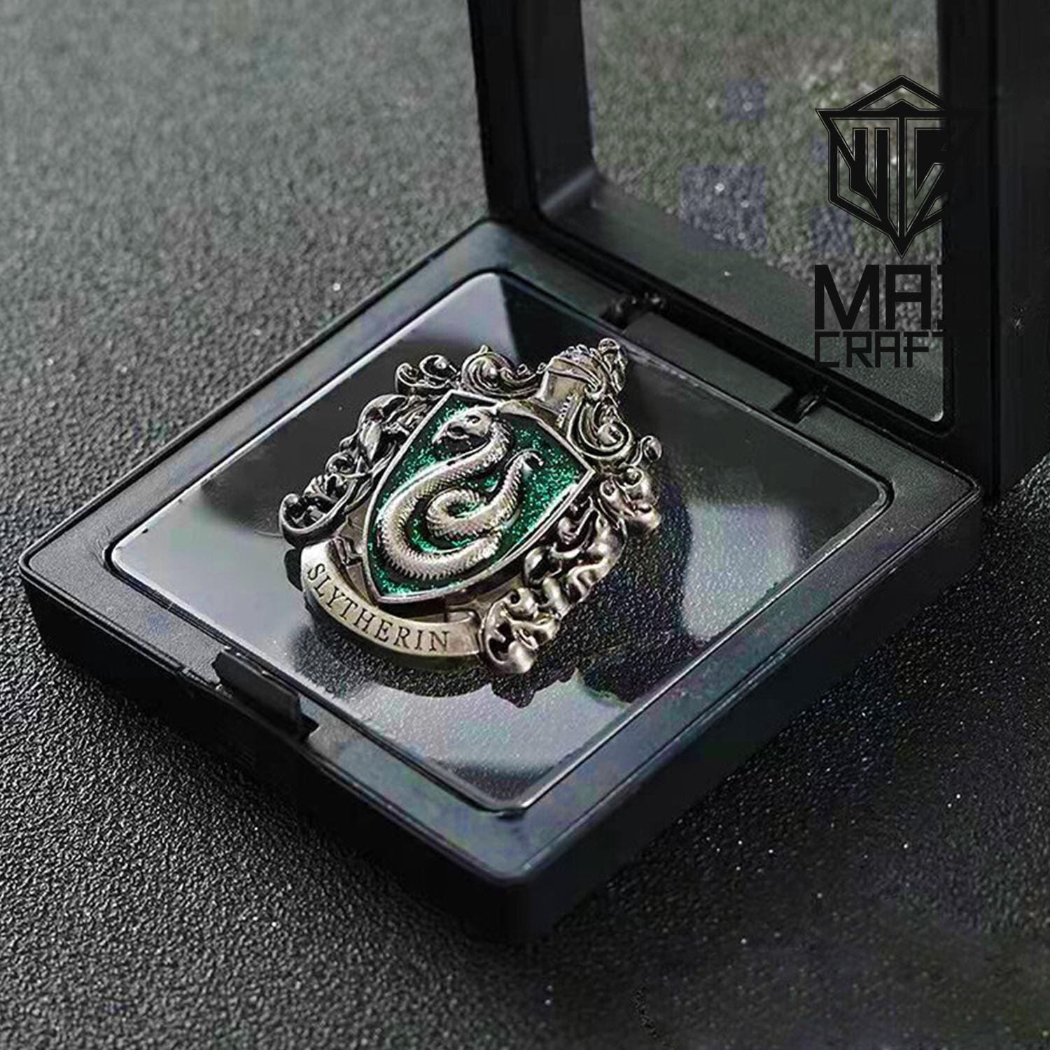 Wizard Academy House Crest Enamel Pin Set – Fantasy School Badge Brooch Gift, Magic School Houses Collectible Pin Badge Set - Image 8