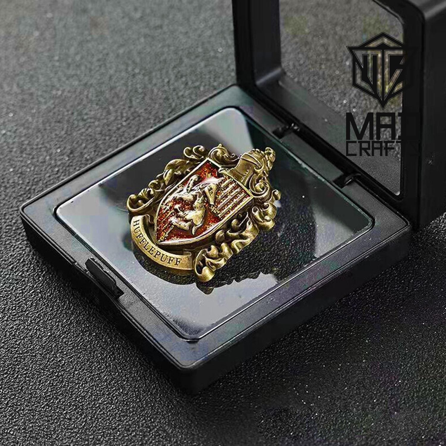 Wizard Academy House Crest Enamel Pin Set – Fantasy School Badge Brooch Gift, Magic School Houses Collectible Pin Badge Set - Image 9