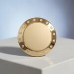 Personalised 60mm Crystal Coin, Large Custom Engraved Medal with Crystals, Luxury Keepsake Award or Anniversary Gift